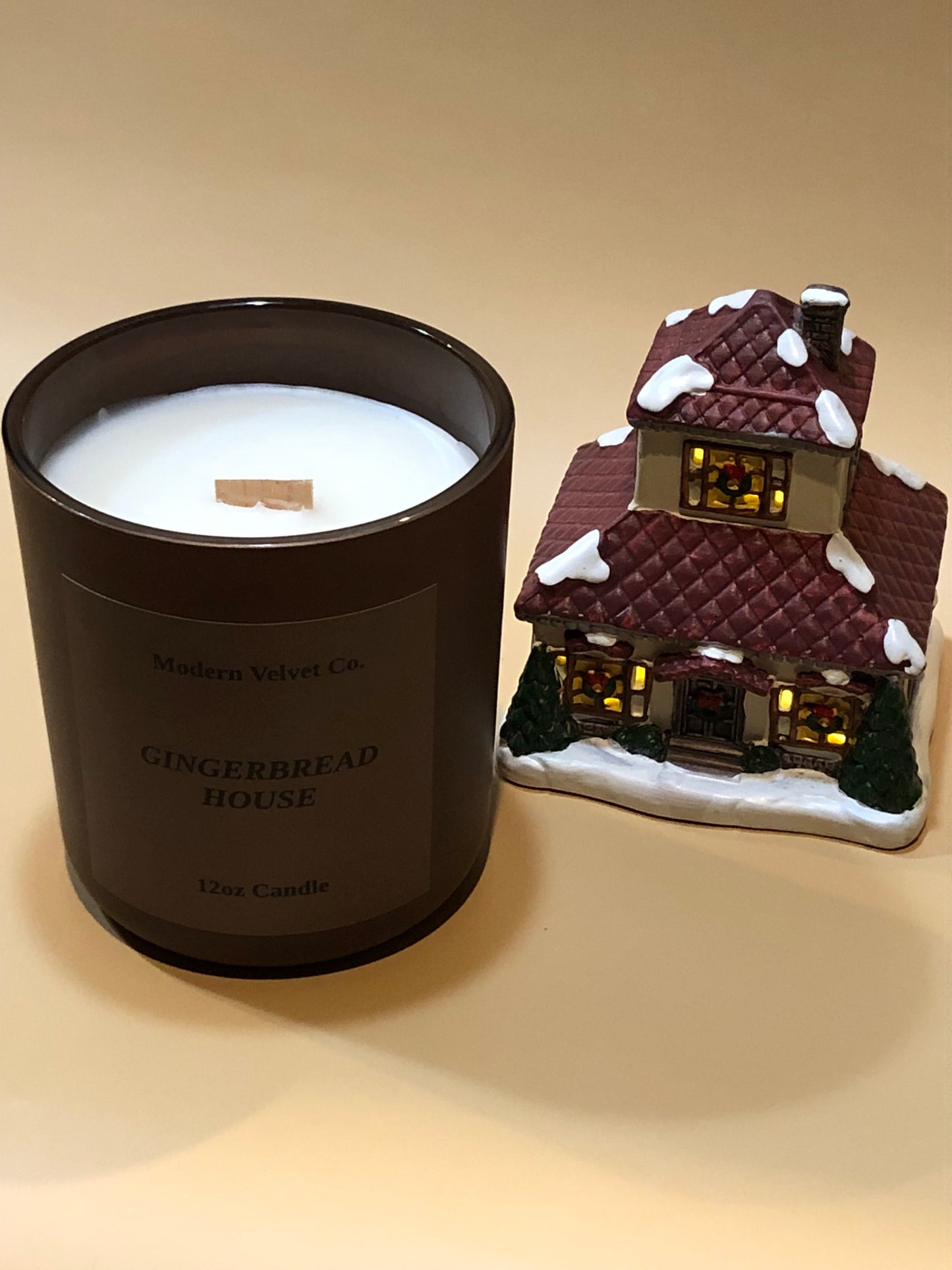 Vegan Candle - GingerBread House