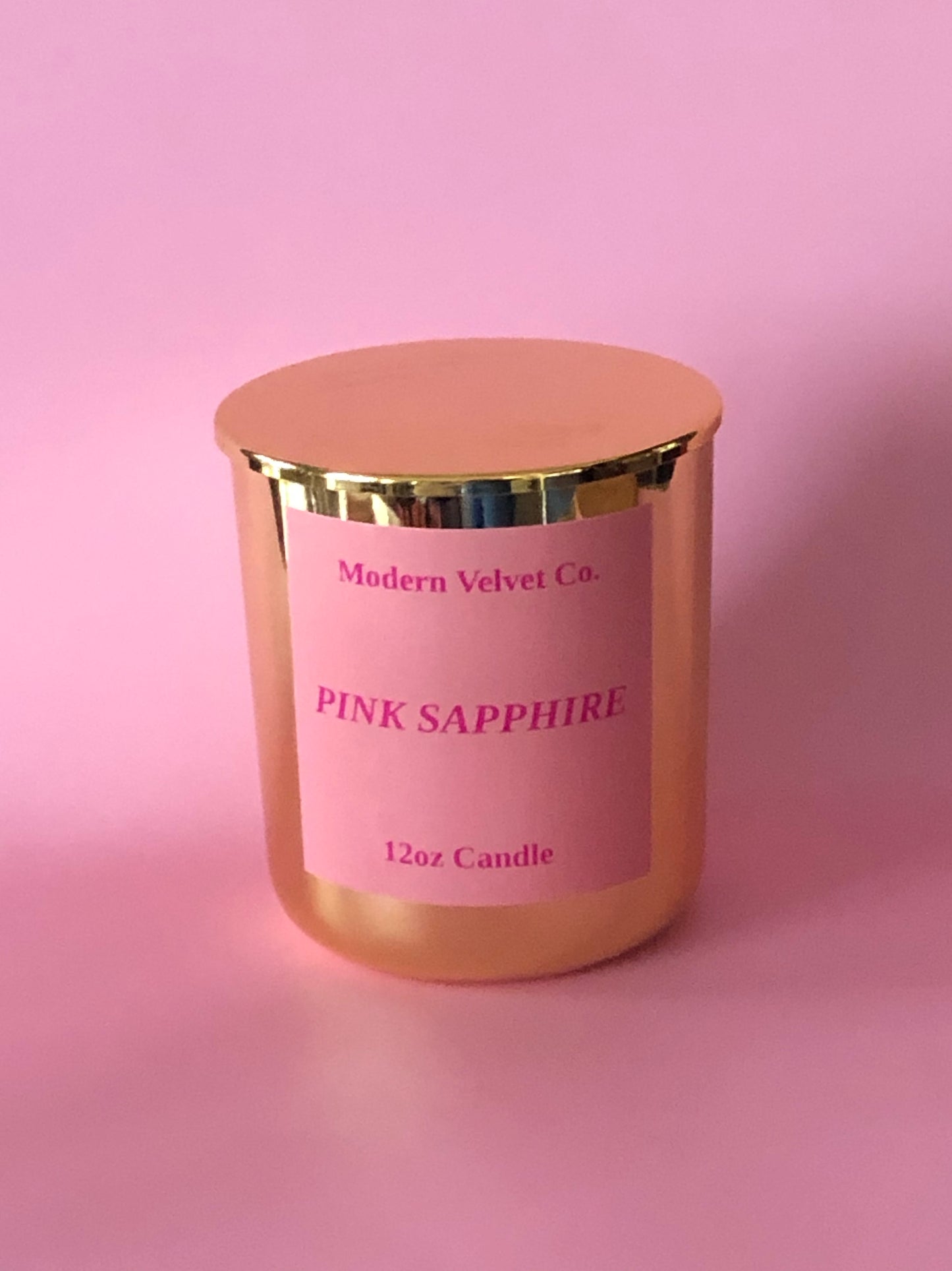 Vegan Candle-PINK SAPPHIRE